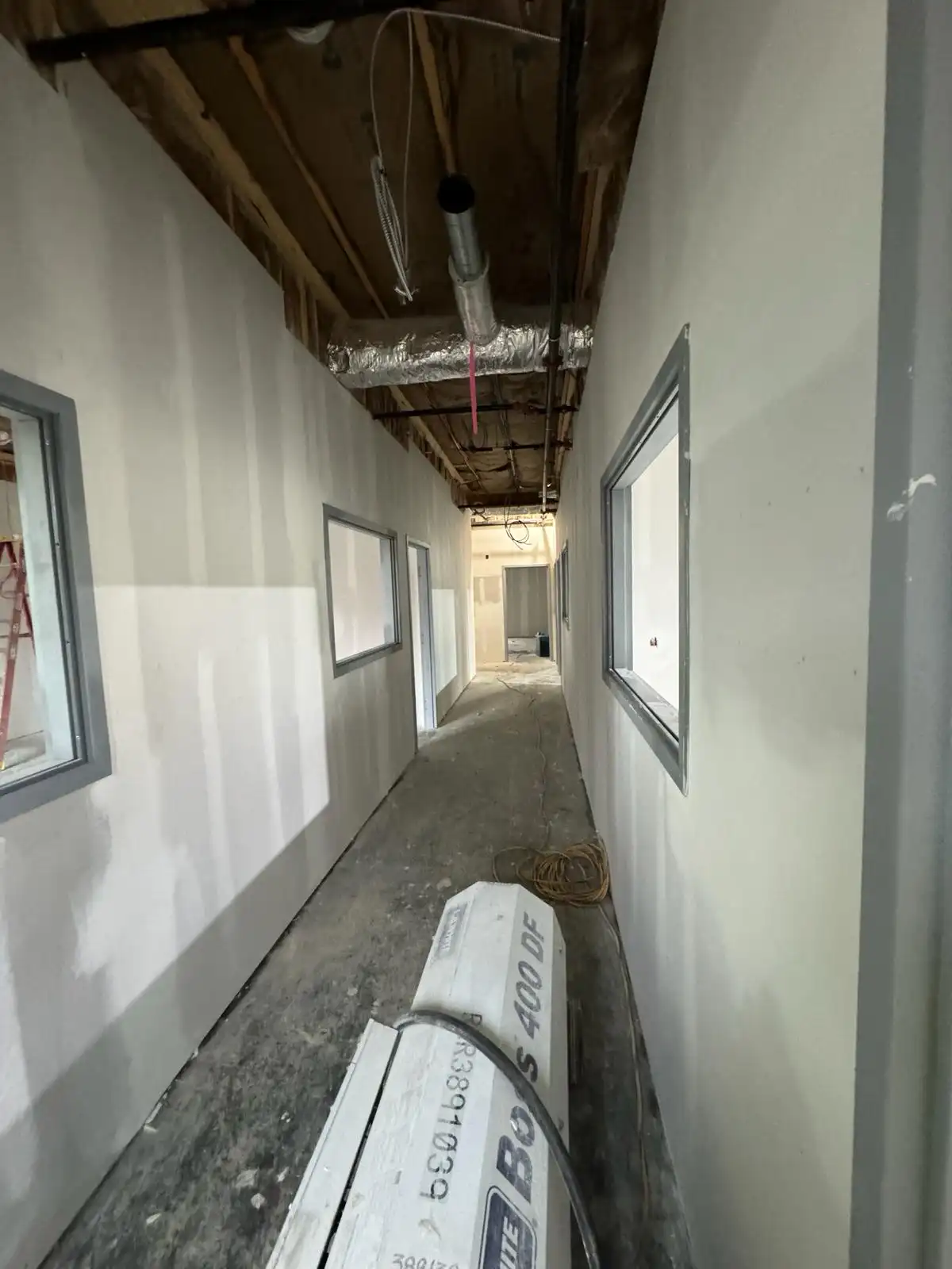 Commercial Interior Buildout finishing detail