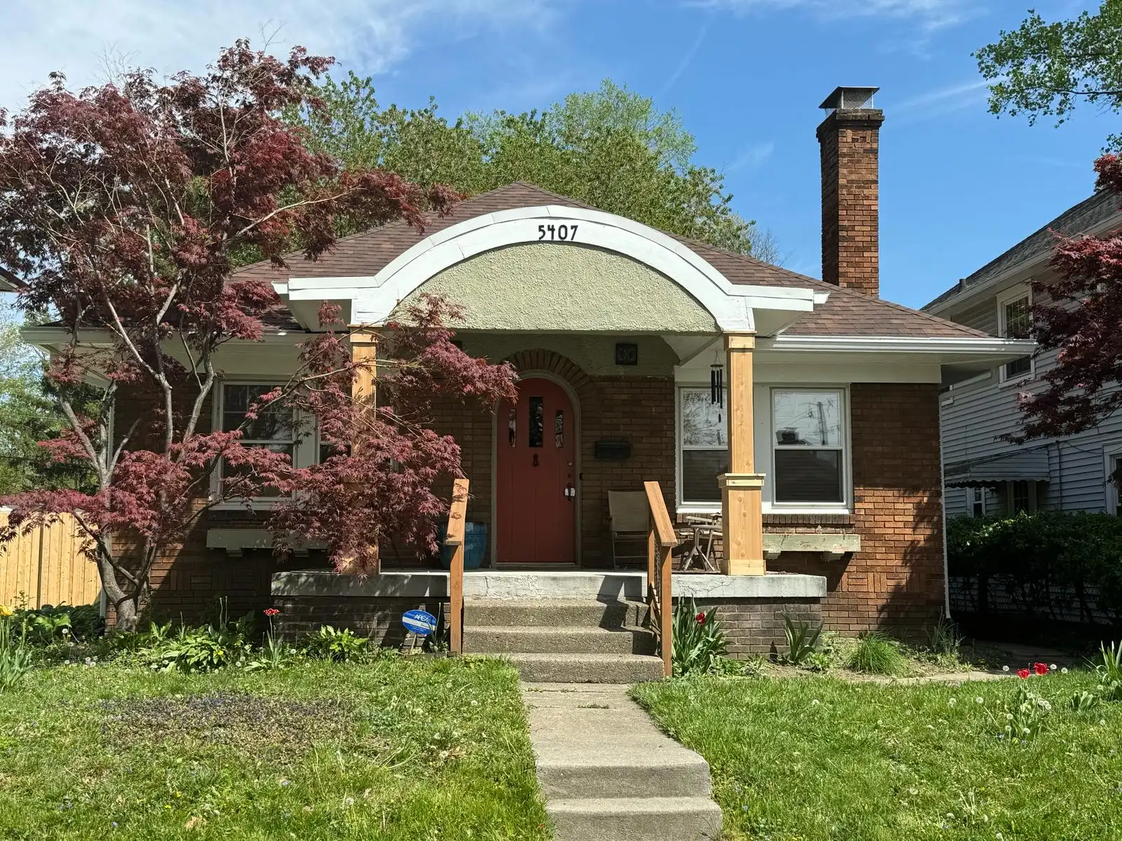 Exterior porch column work by Barco Remodeling and Painting