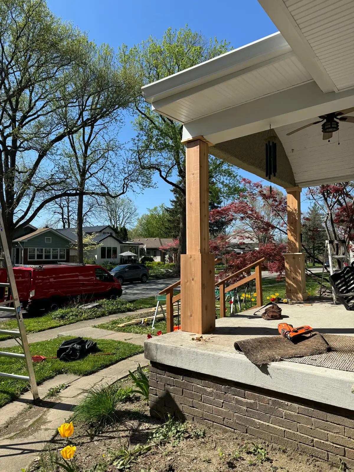 Porch Column Replacement detail