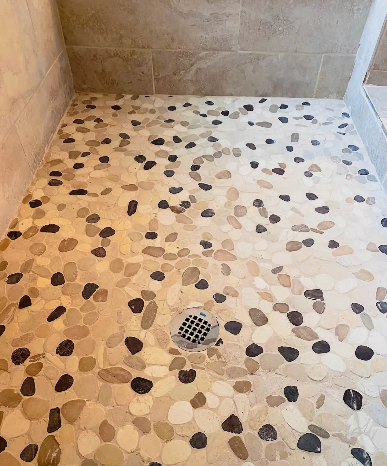 Warm Tile Bathroom Remodel image 3