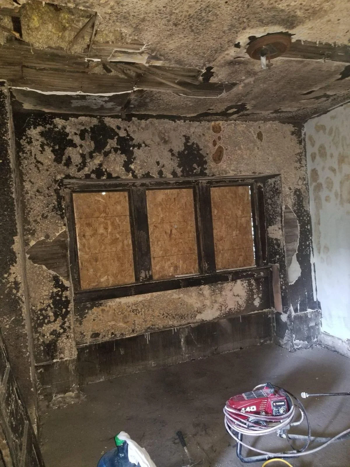 Fire-Damaged Home Restoration image 3